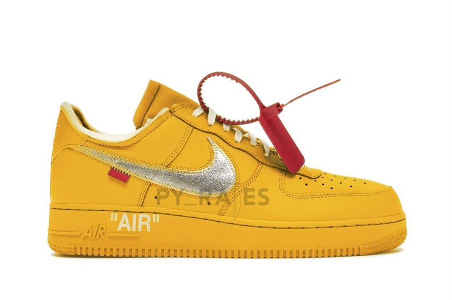 Off-White Nike Air Force 1 University Gold Release Date