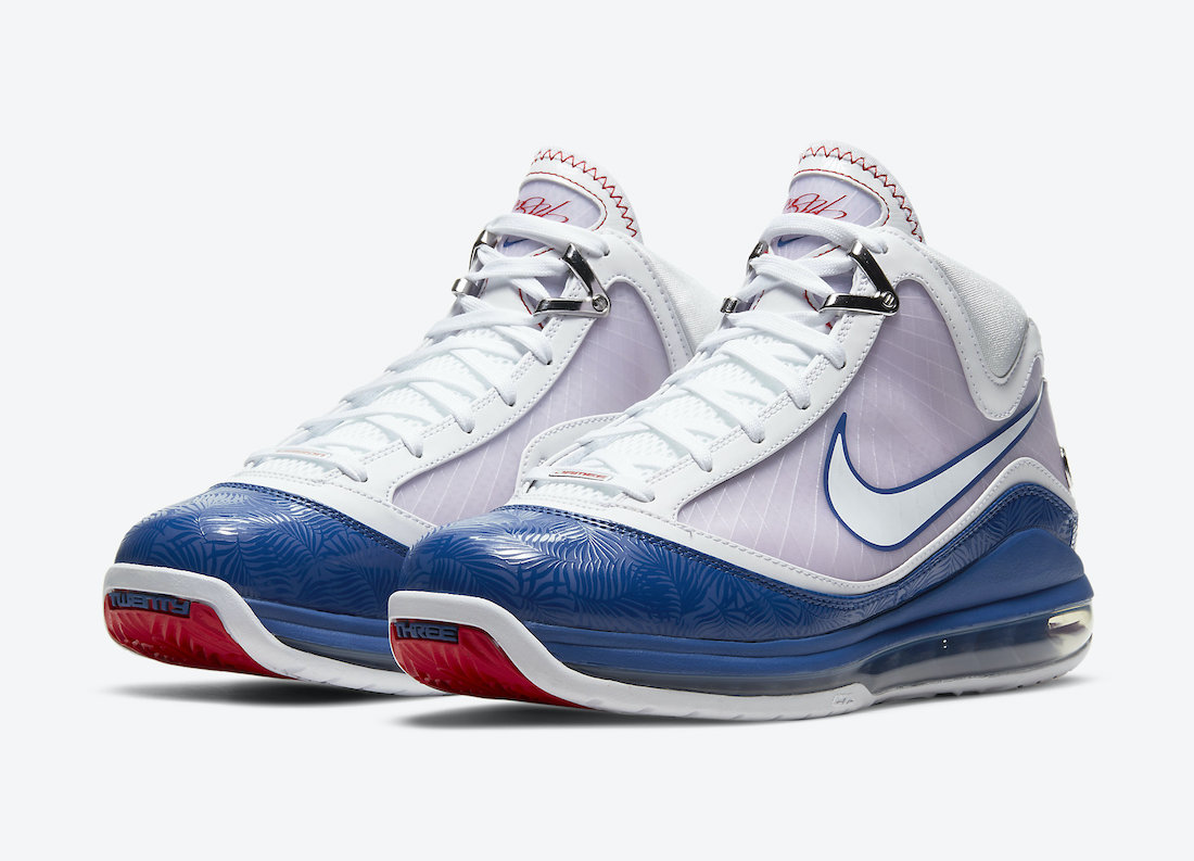 Nike LeBron 7 Baseball Blue Dodgers DJ5158-100 2021 Release Date