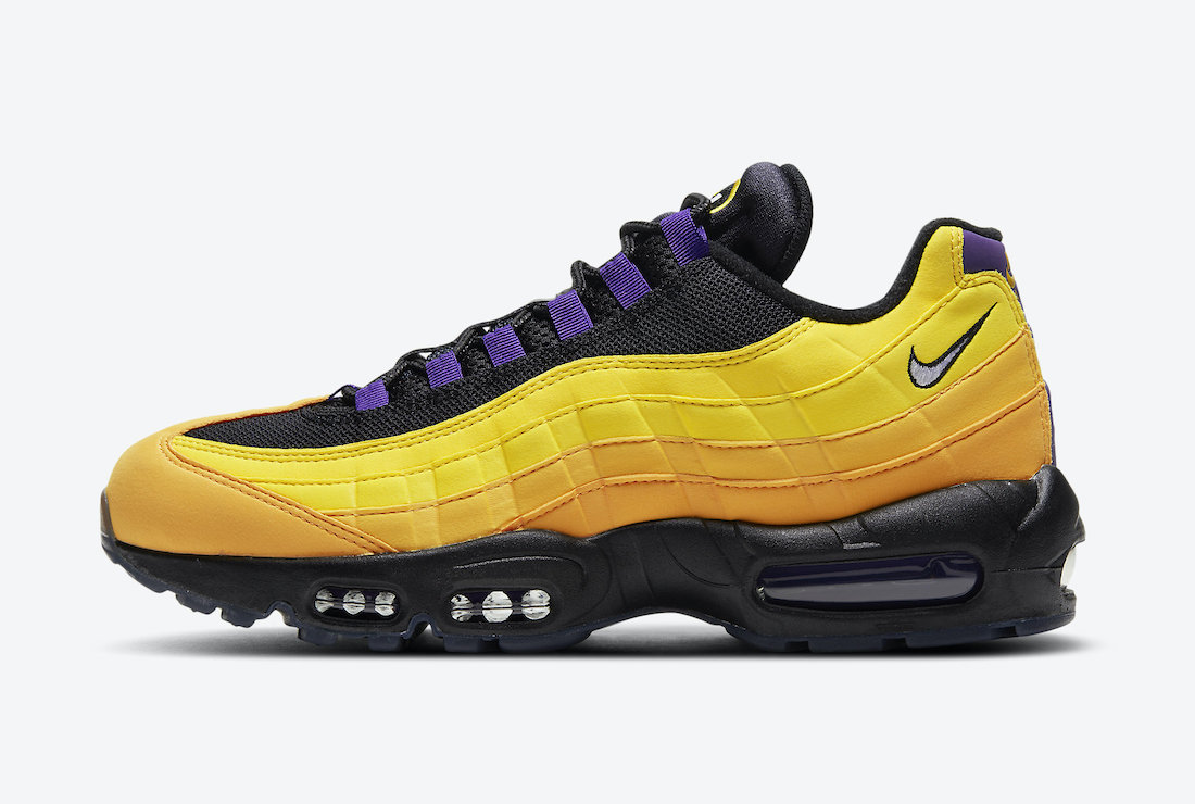 Nike Air Max 95 LeBron Lakers CZ3624-001 Release Date