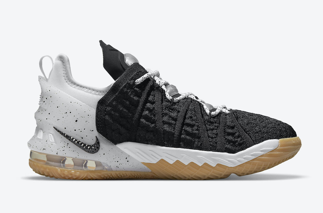 Nike LeBron 18 GS Black Gum CW2760-007 Release Date