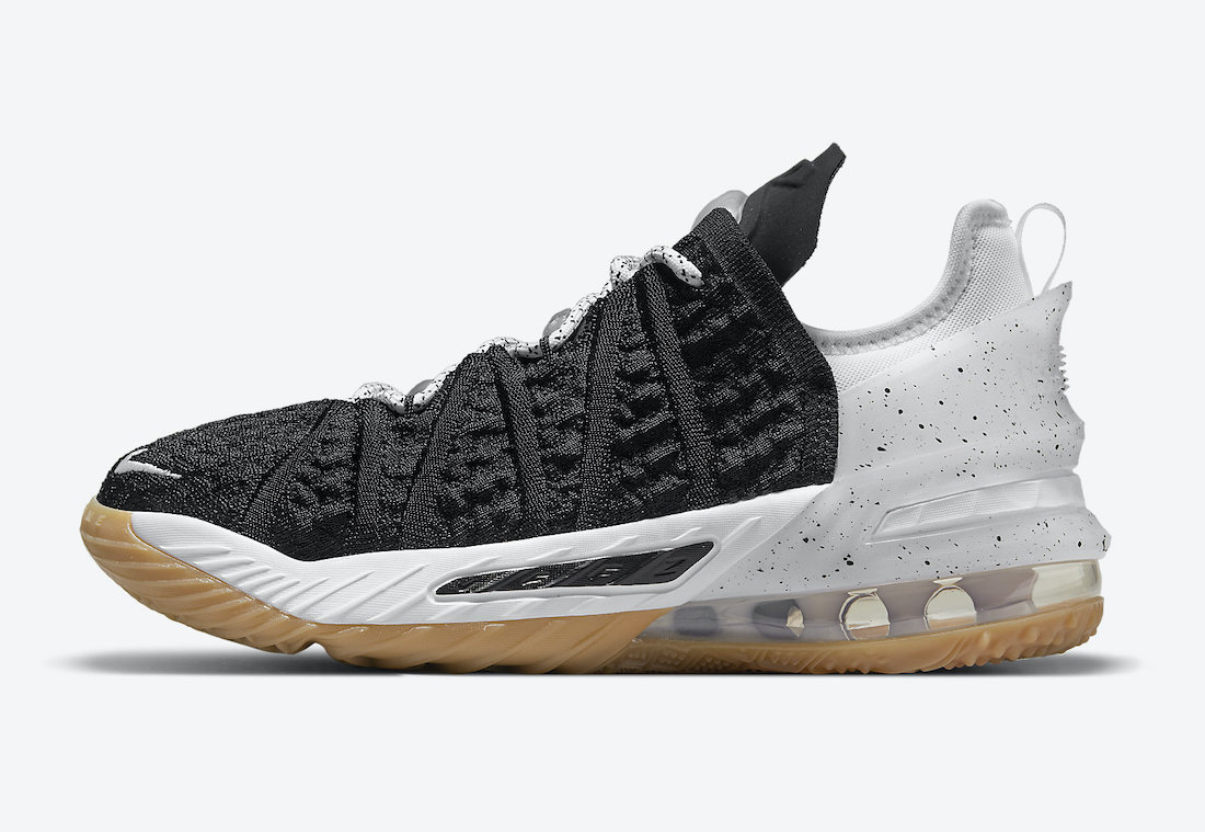 Nike LeBron 18 GS Black Gum CW2760-007 Release Date