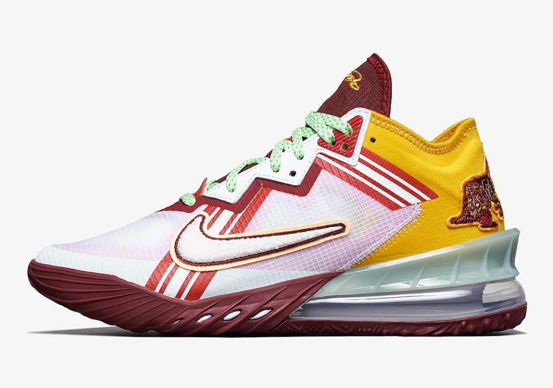 Mimi Plange Nike LeBron 18 Low Higher Learning CV7562-102 Release Date