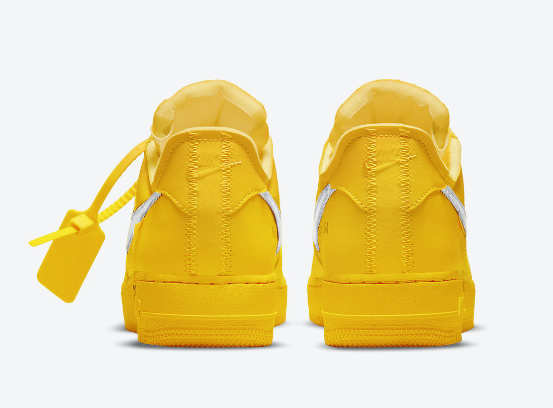 Off-White Nike Air Force 1 Low University Gold DD1876-700 Release Date
