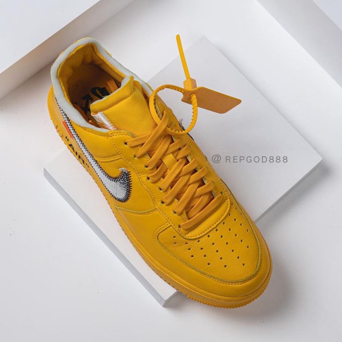 Off-White Nike Air Force 1 University Gold DD1876-700 Release Date