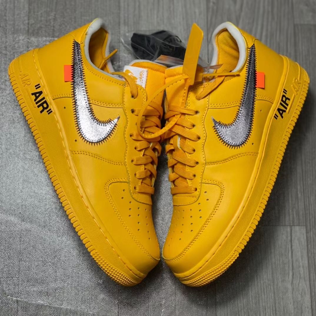 Off-White x Nike Air Force 1 Low University Gold DD1876-700 Release Date