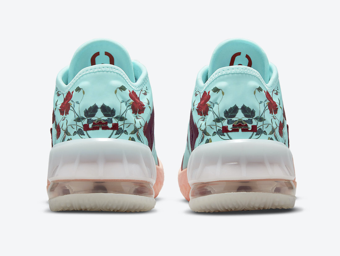 Nike LeBron 18 Low GS Floral DN4177-400 Release Date