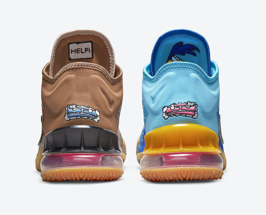 Space Jam Nike LeBron 18 Low Wile E Roadrunner CV7562-401 Release Date