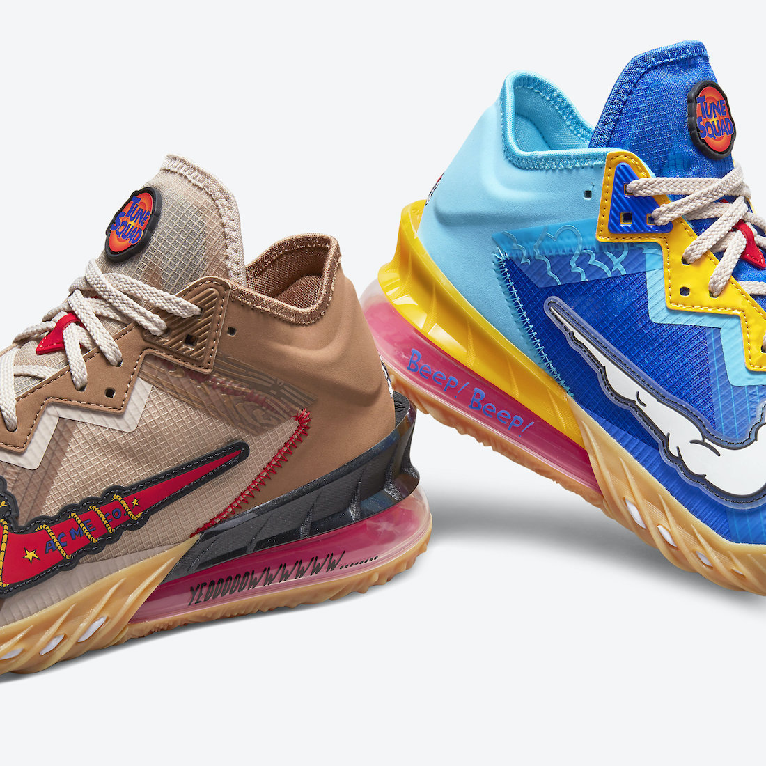 Space Jam Nike LeBron 18 Low Wile E Roadrunner CV7562-401 Release Date