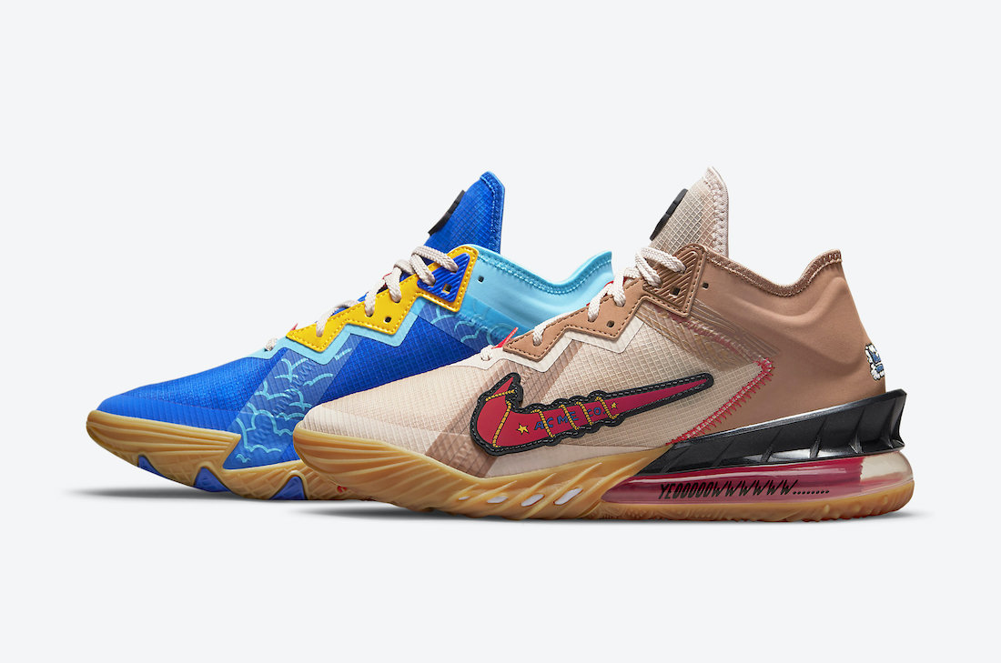 Space Jam Nike LeBron 18 Low Wile E Roadrunner CV7562-401 Release Date