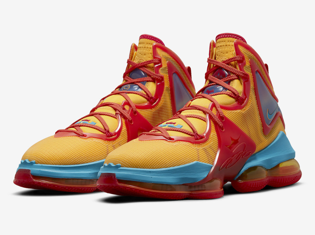 Nike LeBron 19 Uniform Hook DC9338-800 Release Date