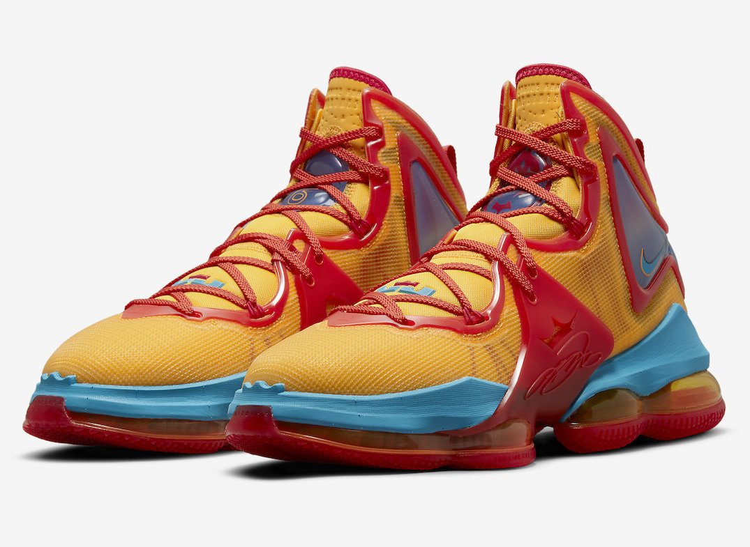 Nike LeBron 19 Uniform Hook DC9338-800 Release Date