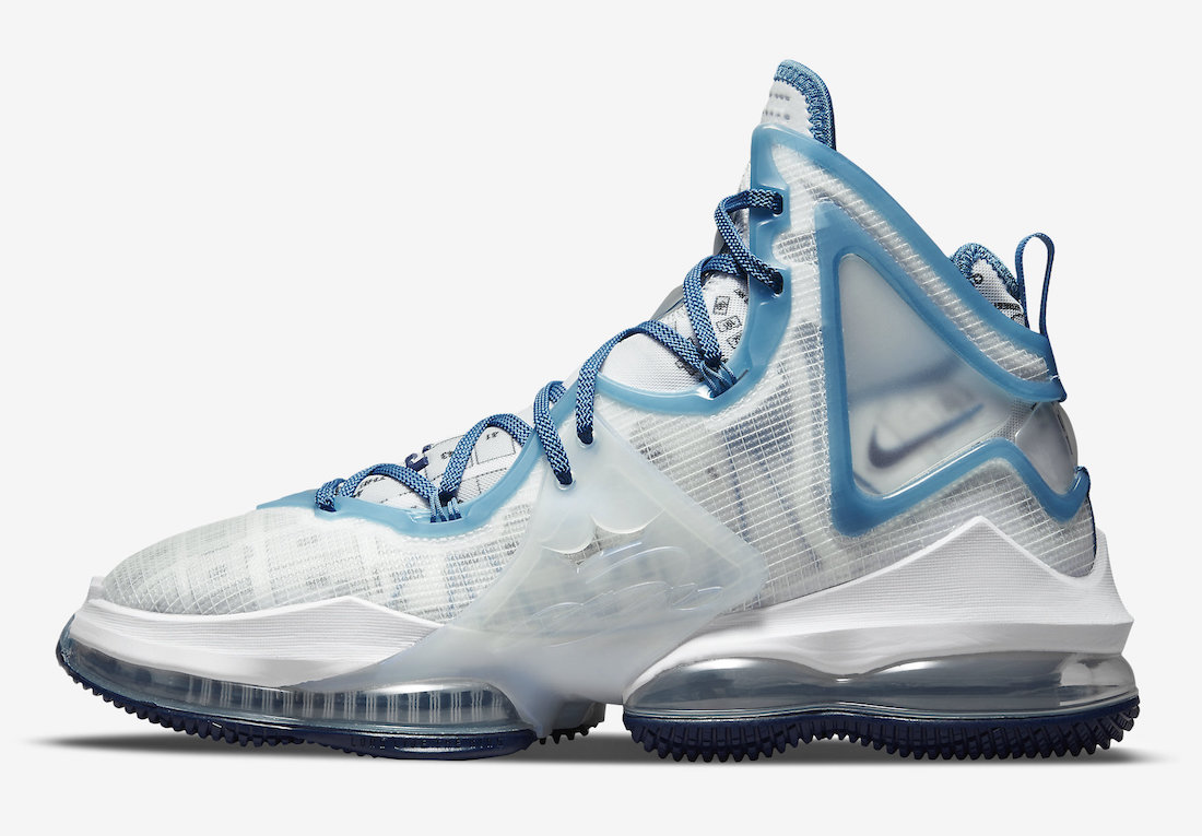 Nike LeBron 19 White Dutch Blue DC9338-100 Release Date