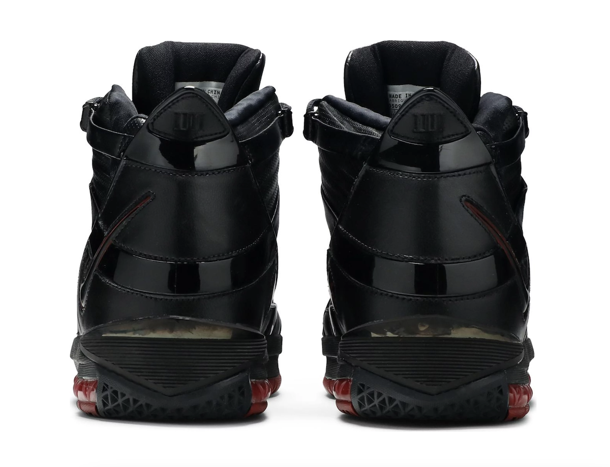 Nike LeBron 3 2022 Black Metallic Silver University Red D09354-001 Release Date