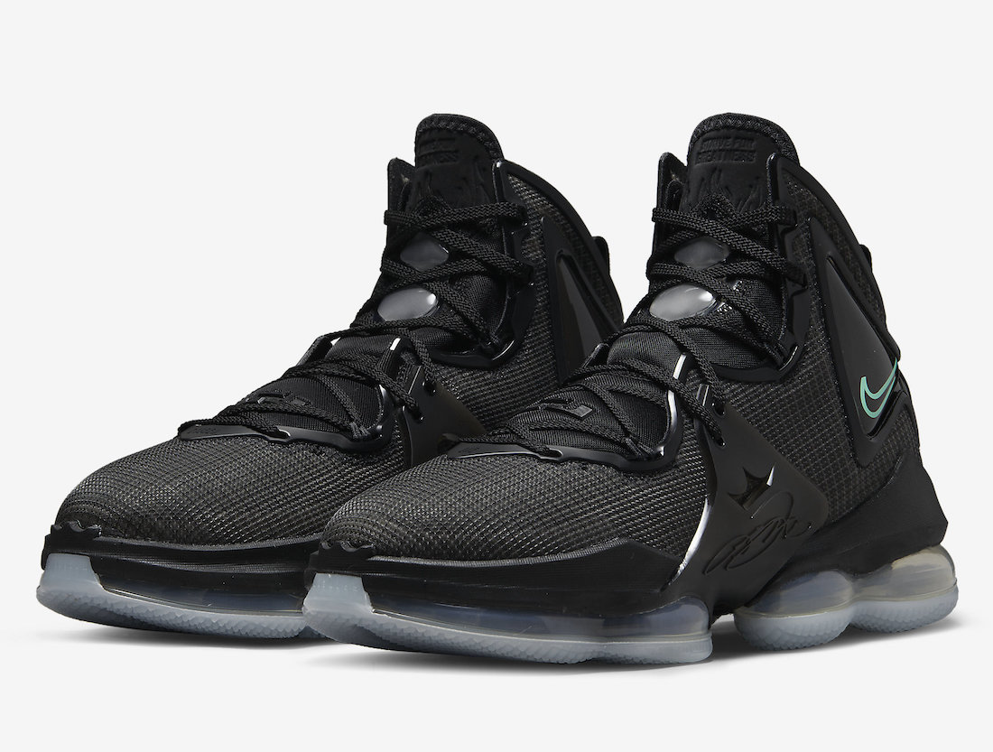 Nike LeBron 19 Black Aqua DC9340-003 Release Date