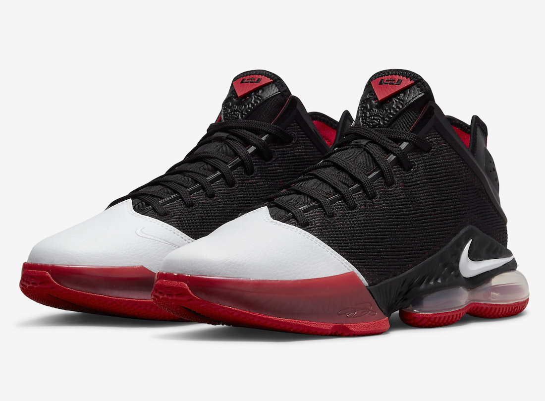 Nike LeBron 19 Low Bred DH1270-001 Release Date