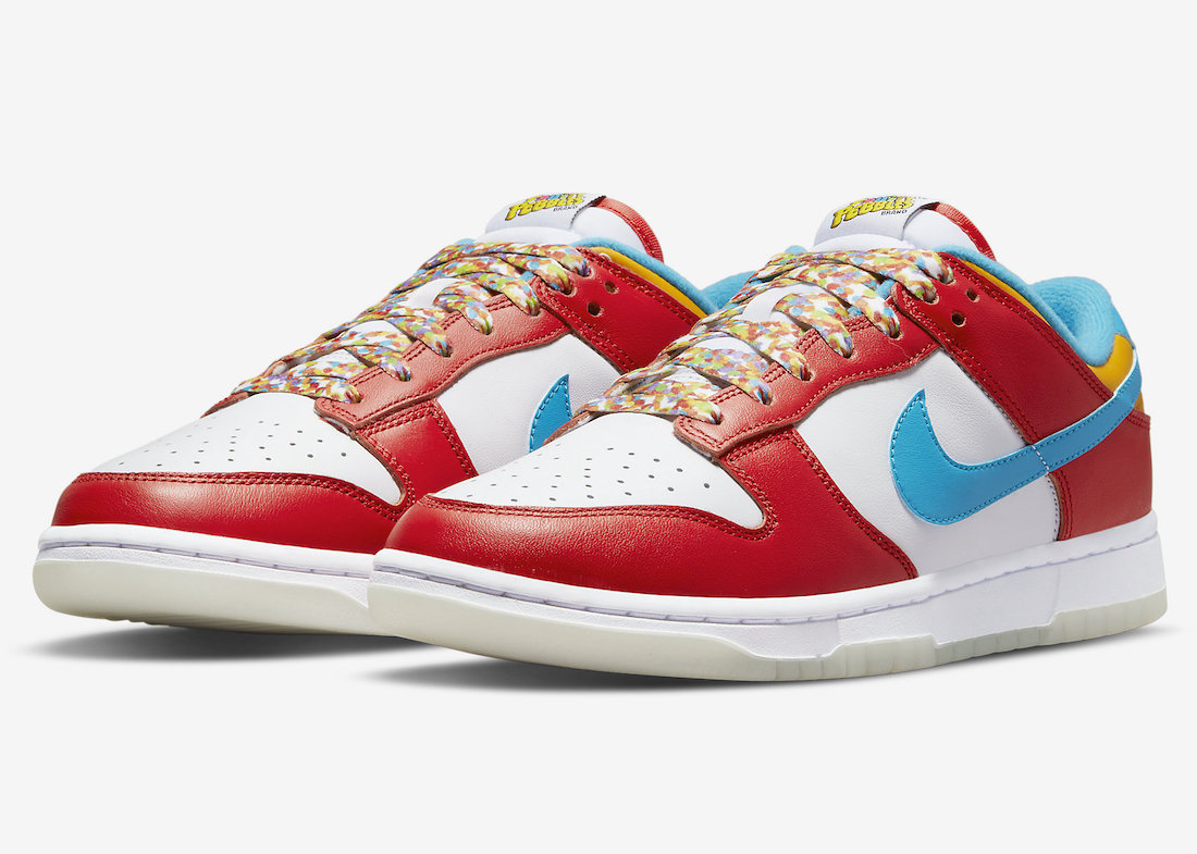 LeBron James x Nike Dunk Low Fruity Pebbles DH8009-600