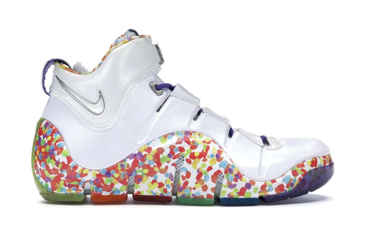 Nike LeBron 4 Fruity Pebbles 2022 DQ9310-100 Release Date