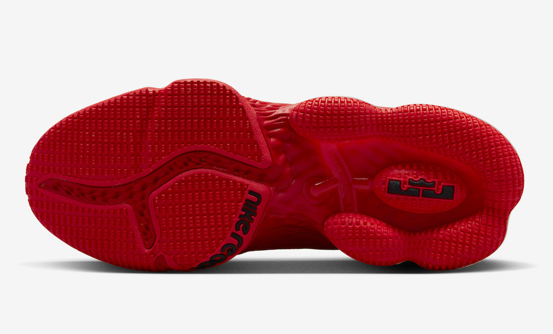 Nike LeBron 19 Low Red Black Gold DO9829-600 Release Date