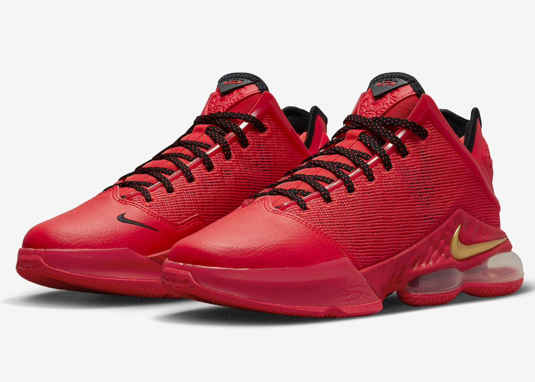 Nike LeBron 19 Low Light Crimson DO9829-600 Release Date
