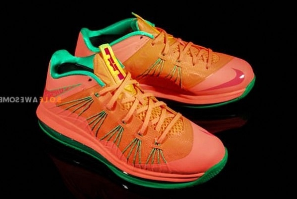 Nike LeBron X Low: A Detailed Look At The “Watermelon” Edition