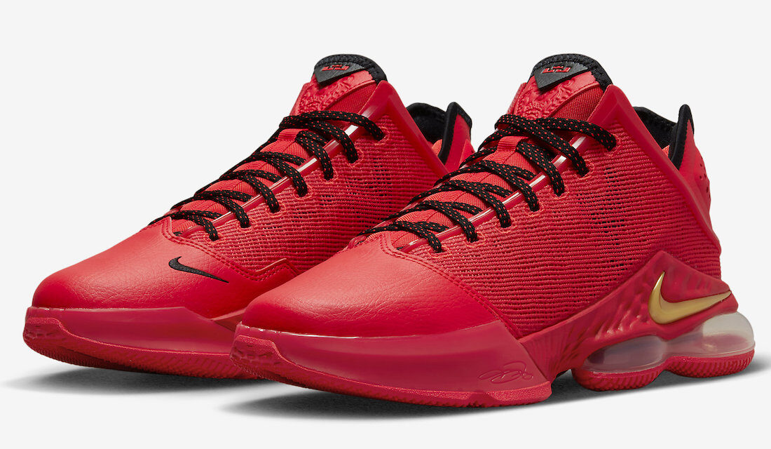 Nike LeBron 19 Low Light Crimson DO9829-600 Release Date