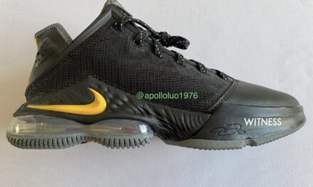 Nike LeBron 19 Low Witness Black University Gold Release