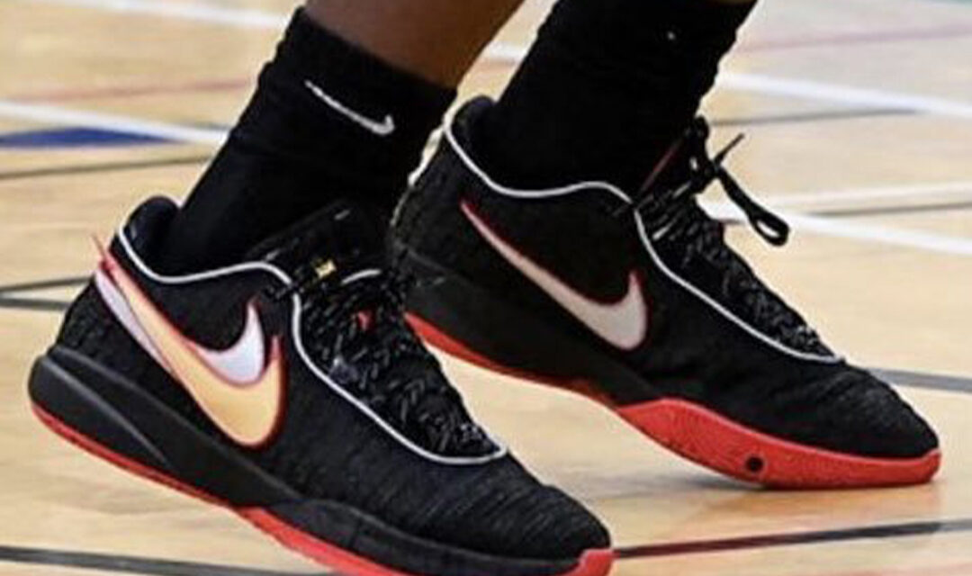 Nike LeBron 20 Black University Red Gold DJ5423-001 Release