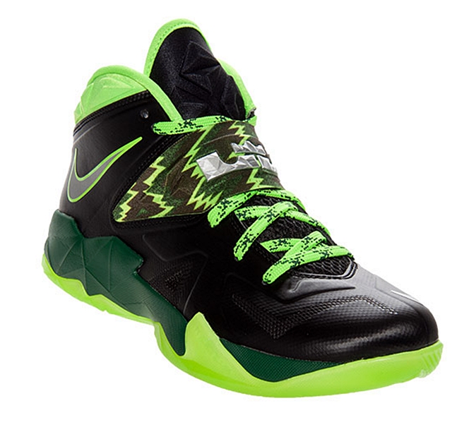 neon green lebrons