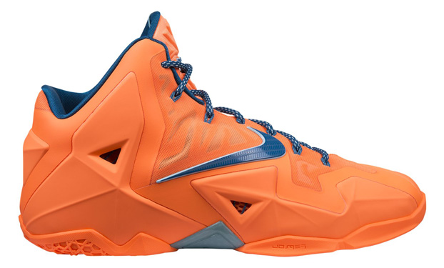 lebron shoes orange